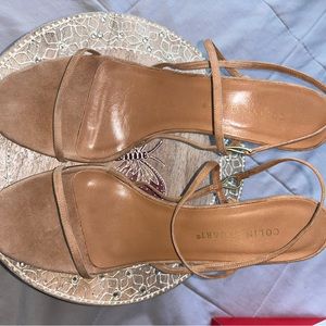 Colin Stuart suede nude heels